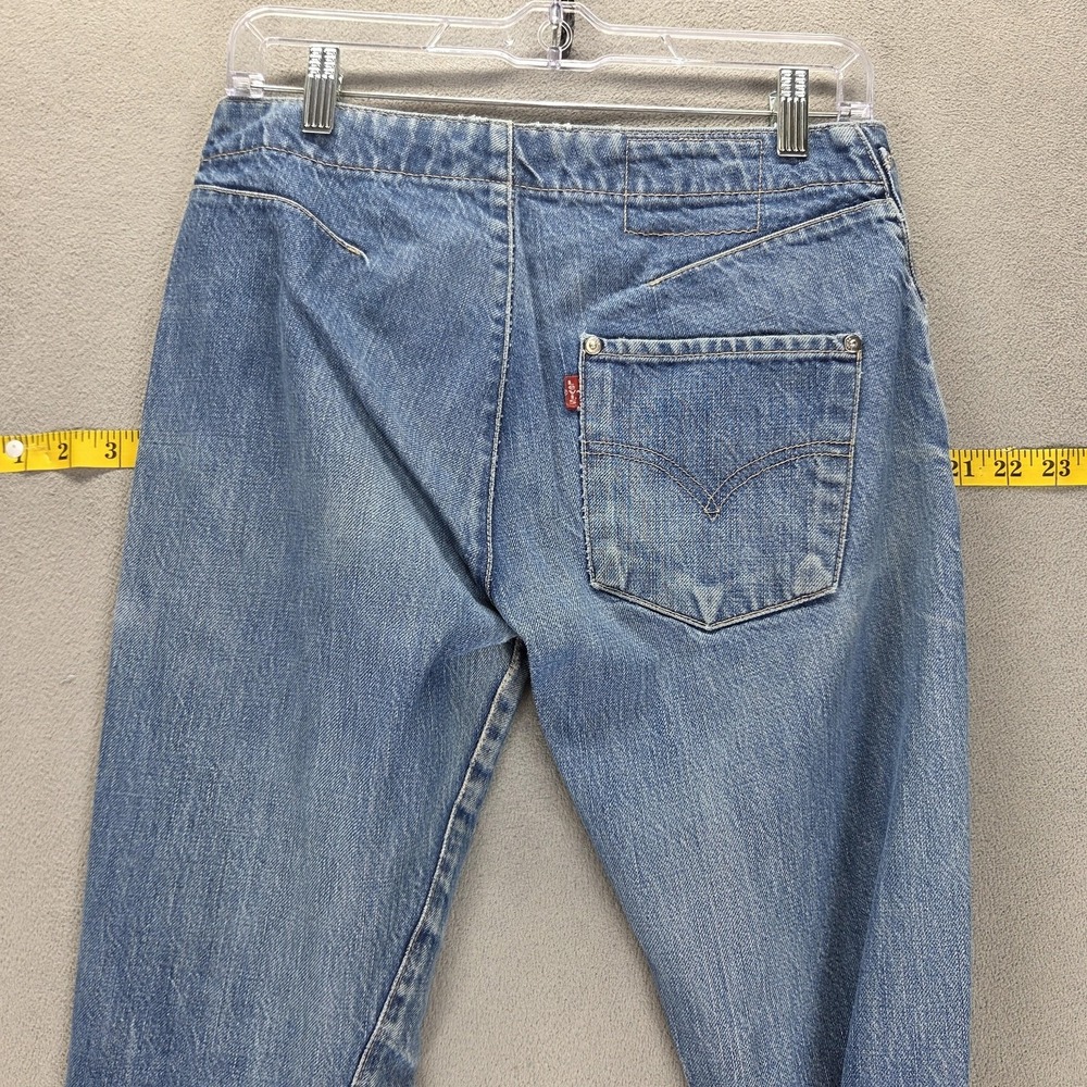 Vintage Levis Engineered Jeans Womens Blue Twisted Zip Fly Fits 29x27 - Picture 15 of 16